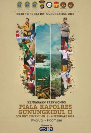 Kejuaraan KAPOLRES GUNUNG KIDUL TAEKWONDO CHAMPIONSHIP II TH.2025 Pengkab TI GK - GRIND taekwondoindonesia.org